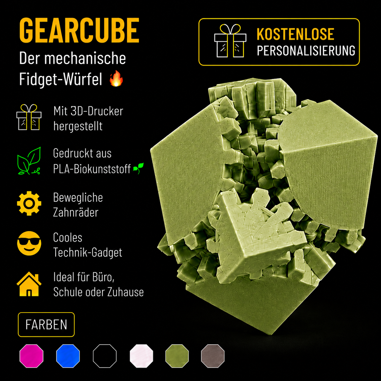 Zahnrad Würfel